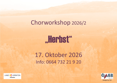„Herbst“ Chorworkshop 